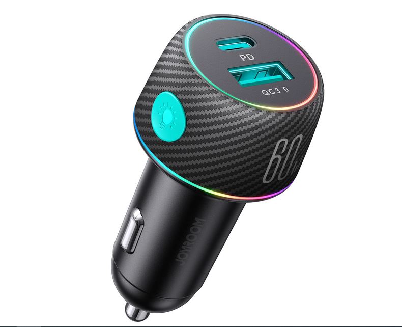 شارژر فندکی 60 وات جویروم مدل JR-CCN01